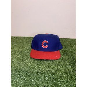Vintage New Era 59Fifty Chicago Cubs two tone fitted hat 7 3/4 USA Wool